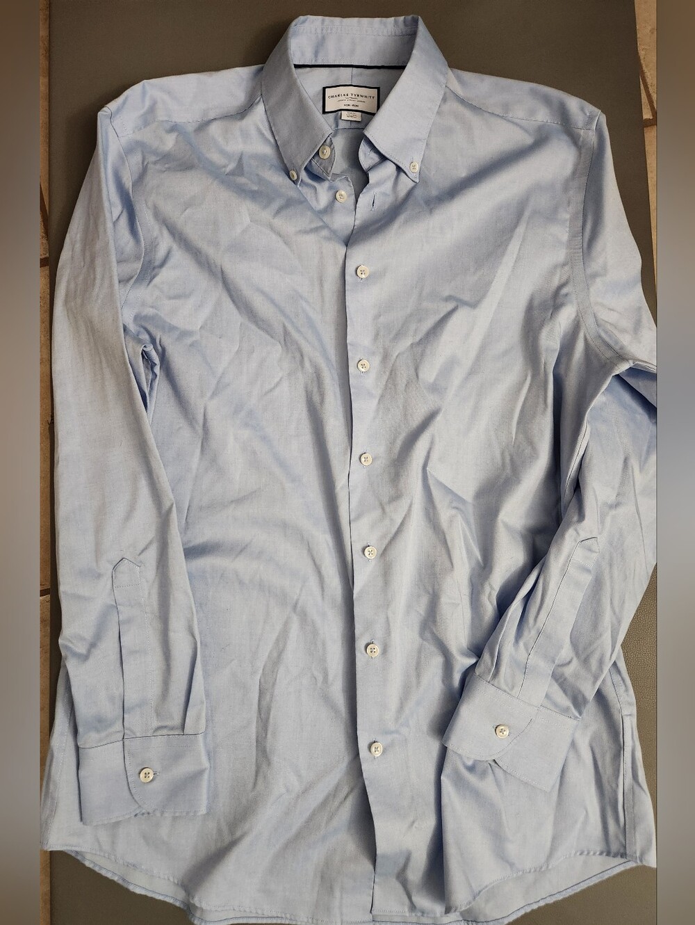 Charles Tyrwhitt Light Blue Men's Dress Shirt 16.5/35in